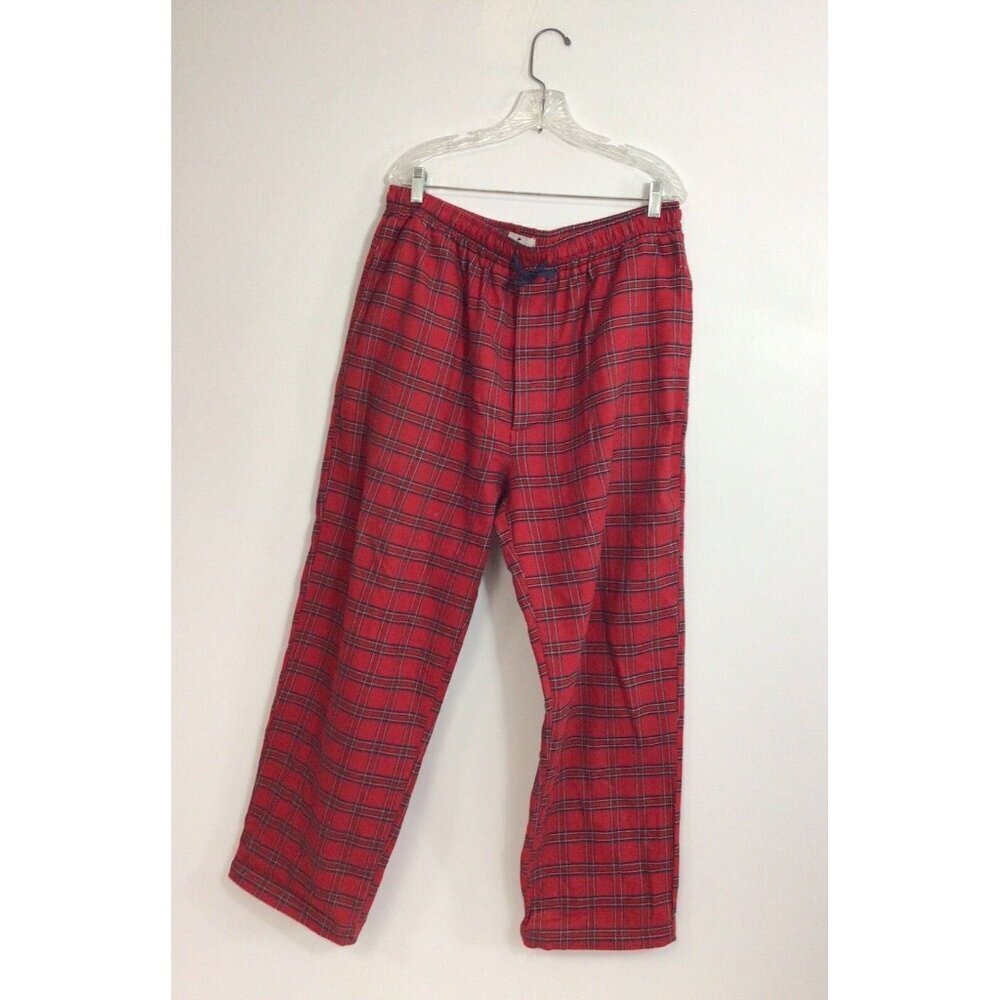 Lee Valley Ireland Lounge Pants Plaid Flannel Pajama Bottoms Mens 2XL